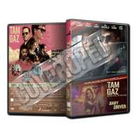 Tam Gaz - Baby Driver V1 2017 Cover Tasarımı (Dvd Cover)